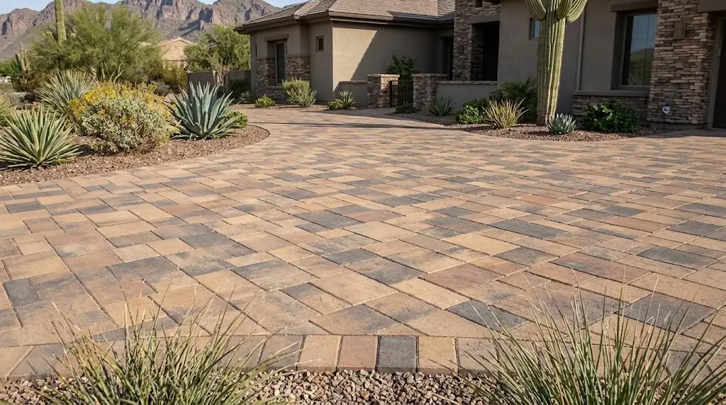 paver driveway installation in gilbert, az