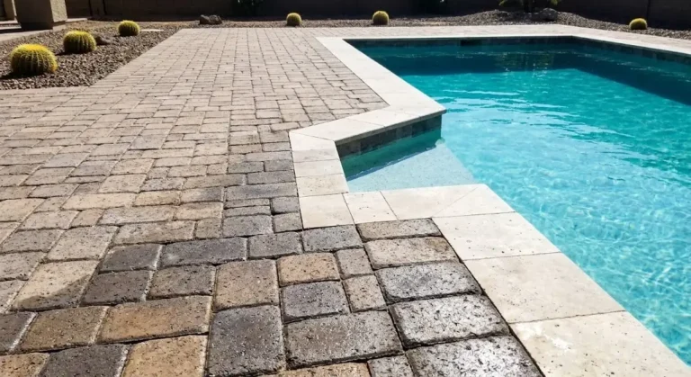 paver pool deck in gilbert, az